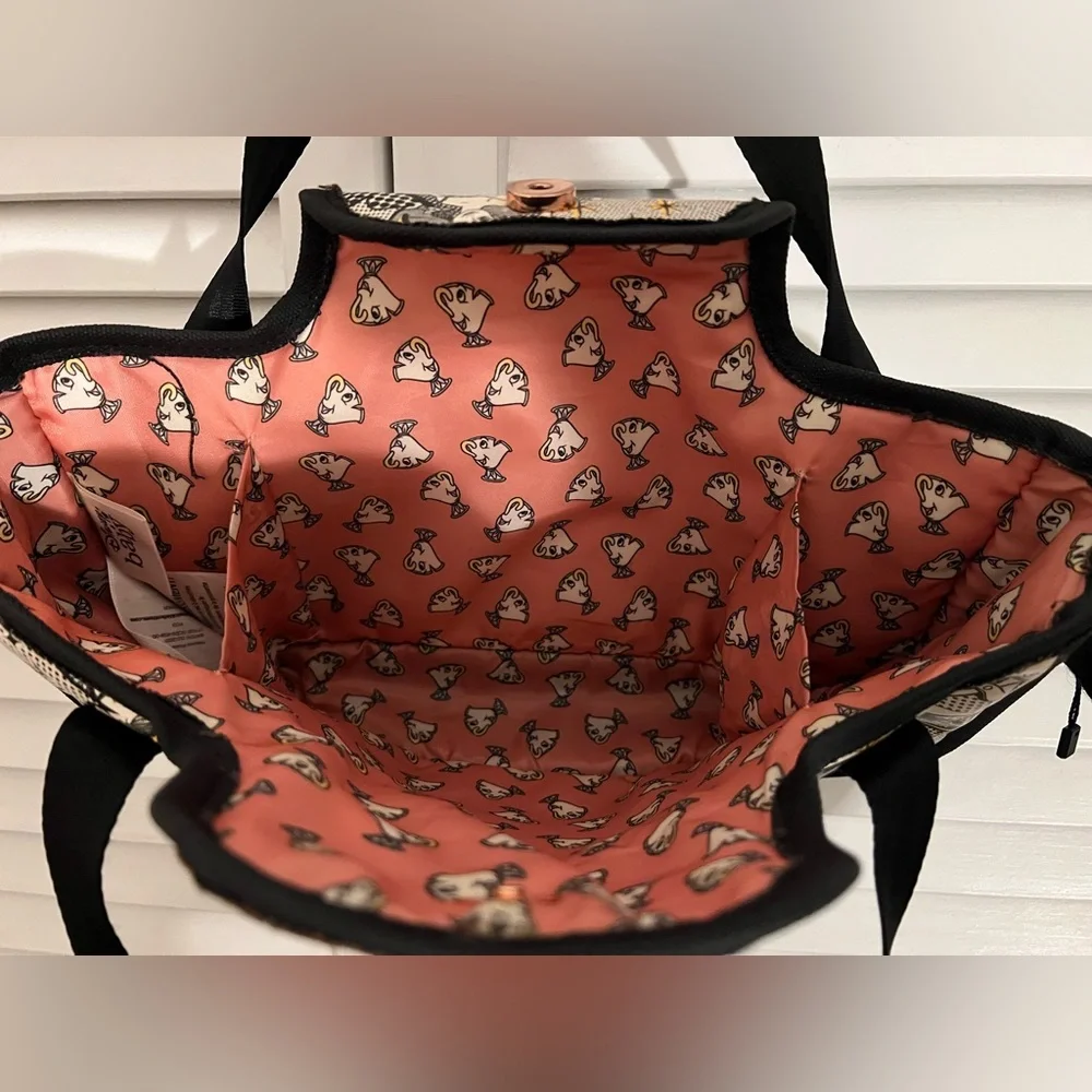 Petunia Pickle Bottom Disney Beauty and the Beast Wander Stroller Caddy - Picture 6 of 11